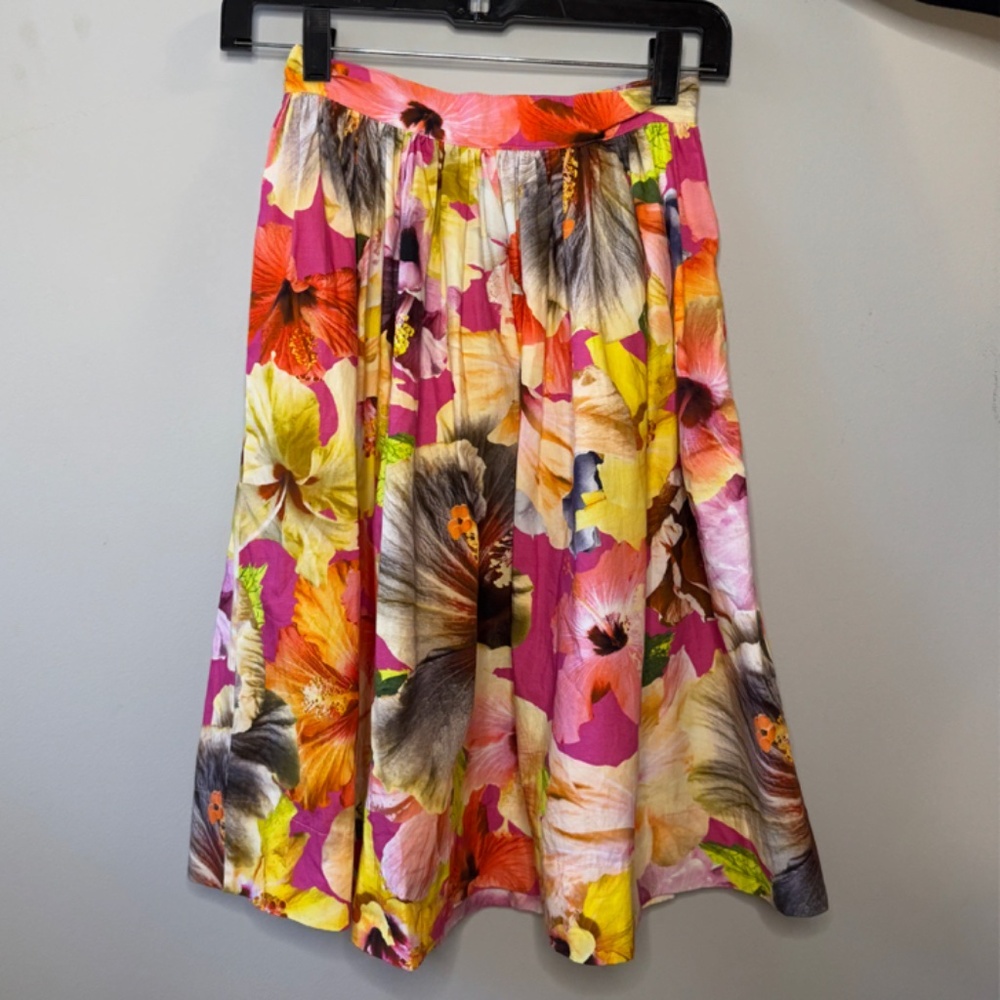 molo colorful floral printed maxi skirt